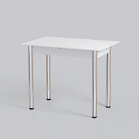 Стол кухонный раздвижной DecoLine-1 900(1200)*600мм ноги 02 хром (Белый)